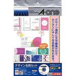 Amazon | エーワン デザイン名刺セット170枚分+作成ソフト付