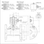 PF22-W 桃太郎Ⅱ 青銅電磁弁【フランジ・通電開】 ベン 電磁弁