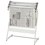 CR-SN351-W 新聞架(スチール製)3段タイプ クラウン(事務用品)