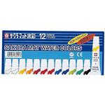EMW13 マット水彩12色(白2本入) ラミネート サクラクレパス