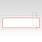 ML-213R アカワク マイタックラミネートラベル 赤枠 ニチバン