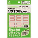 ML-132RR アカワク マイタックリサイクルインデックス 赤枠 ニチバン