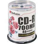 CD-Rメディア 48倍速対応 Verbatim(バーベイタム)