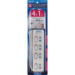 スイッチ付きタップ 電源タップ ランプレススイッチ 4個口 ELPA