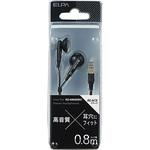 RD-NM08(BK) ステレオインナーホン0．8M ELPA