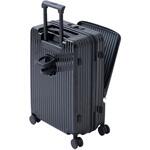 キャリーケース フロントオープン カップホルダー USB充電ポート TSAロック YAMAZEN(山善) キャリーケース フロントオープン カップホルダー USB充電ポート TSAロック YAMAZEN(山善)