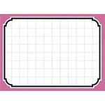 POP用紙 ピンク枠 タカ印(ササガワ)