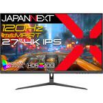 ゲーミング27型/3840×2160/HDMI×2、DP×2/ブラック/スピーカー有/2年保証 JAPANNEXT