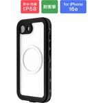 MP-MISS24CWPSBK iPhone16e 防水・防塵・耐衝撃ケース「SLIM DIVER(スリムダイバー)」 ブラック MSソリューションズ