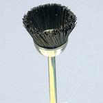 精密ブラシ・黒毛 〈カップ型〉 ヤナセ(柳瀬)