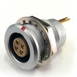 ENG.1B.304.CLL プッシュプル・小型・丸型・耐熱性 固定ソケット Bシリーズ アースタグ付き LEMO