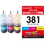 BCI-381用 詰め替えインク CANON マゼンタ 専用工具付属 エレコム