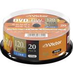 VHW12NP20SJ1 録画用DVD-RW4.7GB(スピンドル)/インクジェットプリンター対応 Victor