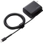 ACアダプター USB TypeC 充電器 45W 長さ1.8m ケーブル一体型 Type-C×1 PD対応 エレコム