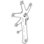 右クランク 165mm SHIMANO(シマノ)