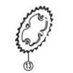 Y1J226000 FC-T781/T780/M771-K DEORE XT trekking チェーンリング 26T SHIMANO(シマノ)