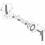 Y1KF22000 FC-M677/M665/M660/M627/M617 チェーンリング 22T (AA/AC/AY) (ブラック) SHIMANO(シマノ)