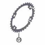 Y1RC36000 FC-4700 ダブル/10スピード チェーンリング 36T-ML (52-36T 用) SHIMANO(シマノ)
