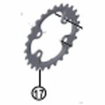 Y1RL24000 FC-M8000-2 / FC-M8000-B2(26/36T) ダブル/11スピード チェーンリング 24T-BB (34-24T 用) SHIMANO(シマノ)
