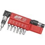 JTC5358 8PCS L型レンチ付穴開きスタービットセット JTC