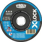 34428041 X-LOCK オフセット砥石 プレミアムタイプ 125mm TYROLIT
