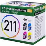 PP-BLC211-4P 互換インク ブラザー対応 LC211 4パック PPC