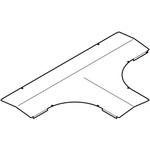 Z-CVT120GY T形分岐屋根形カバー溶融亜鉛 ネグロス電工