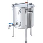 レベル計・バルブ付密閉容器 空気抜・平鋼脚付 MONOVATE(日東金属工業)