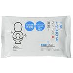 流せるトイレお掃除シート 100%天然由来成分 エコメイト(ECOMATE)