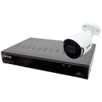 最高級 4K 800万画素POE 8ch 防犯カメラ用NVR 2TB搭載 と 屋外対応赤外線監視カメラ セット 塚本無線