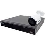最高級 4K 800万画素POE 16ch 防犯カメラ用NVR 2TB搭載 と 屋外対応赤外線監視カメラ セット 塚本無線