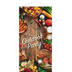 TC8-0032 Outdoor Party タペストリー(防炎加工) アルファ(販促)