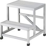 アルミ製溶接一体構造型作業台 二段(完成品) TRUSCO