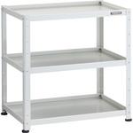 小型物品棚 バーディワゴン固定型 750X500X764 3段 TRUSCO