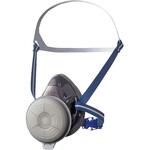 TW01RSBK 取替え式防じんマスク(セット品)TW01R 烏羽色(からすばいろ)Sサイズ 重松製作所