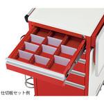 とっても静かな救急カート用追加横仕切板 ナビス(アズワン)