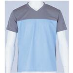 入浴介護Tシャツ 男女兼用 フットマーク