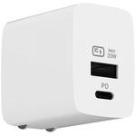 AC-047 AC充電器 USBA+C PD20W 自動識別 リバーシブル カシムラ