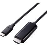USB Type-C to HDMI 変換ケーブル 4K 60Hz やわらか ミラーリング マルチディスプレイ対応 エレコム