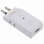 HS-TM2U1K3-W 雷ガード USBポート付き電源タップ 2個口 USB1個口 耐トラッキング絶縁カバー付き オーム電機