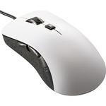 PC-SMUBS5L-W 静音マウス 有線 5ボタン BlueLED Lサイズ 抗菌 オーム電機