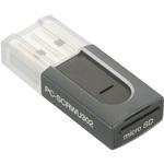 microSD専用カードリーダー TypeAコネクタ オーム電機