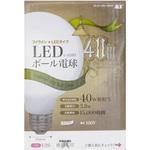 MLED-G95-40WW フィラメントLED電球 まるで白熱電球のように光る 広配光 マクサー電機