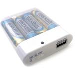 乾電池式充電器(単3アルカリ乾電池付) エアージェイ