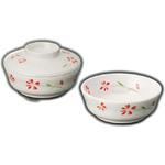 丸小鉢(花音)(メラミンエックス) スリーライン