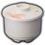 むし茶碗(ナチュラルアイボリー) スリーライン