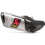 [E4仕様]スリップオンマフラー(S/O) チタン AKRAPOVIC (アクラポビッチ)