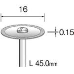 MC1211 電着ダイヤモンドカッティングディスク Φ16 1本 ミニター