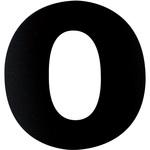 マグネット切り文字 数字 ブラック ダイドーハント(大同製鋲所)