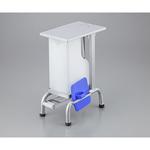 貯尿用足踏みスタンド 貯尿器用 150×280×350mm アズワン